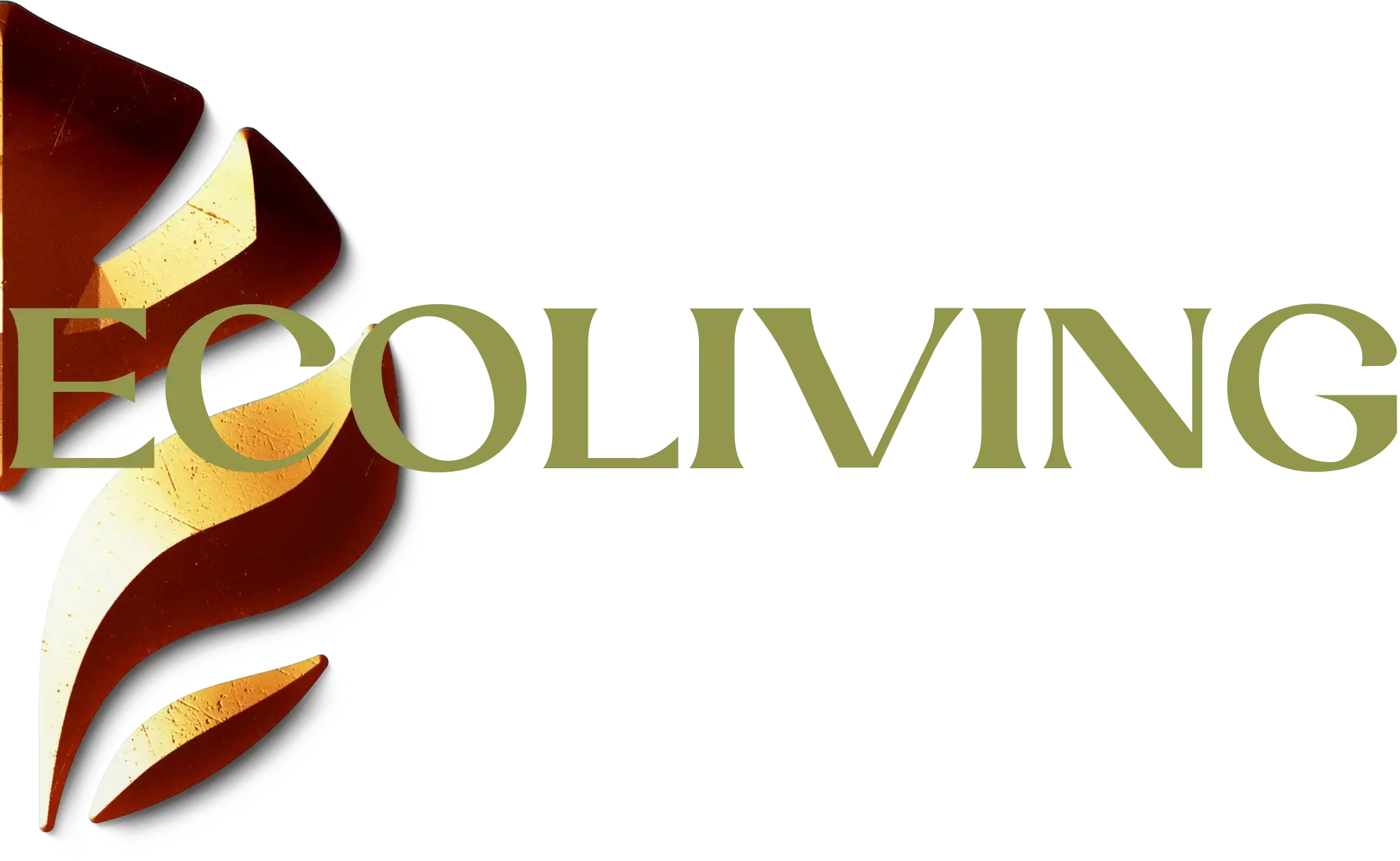 Grafismo com a logo de Ecoliving Residence